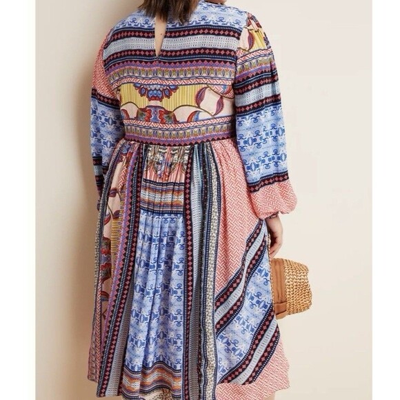 Bhanuni by Jyoti (Anthropologie) Bohemian Midi Dress - Picture 3 of 16